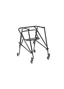 Drive Nimbo 2G Lightweight Posterior Walker with Seat, Extra Large, Emperor Black