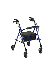 Drive Adjustable Height Rollator with 6" Wheels