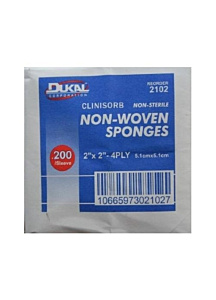 Dukal Clinisorb 2 x 2 Inch Non-Woven Sponges - 2102