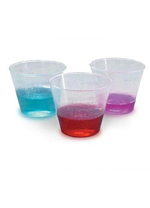 Premium Plastics 1 oz Plastic Calibrated Medicine Cups in Ounces and Mil